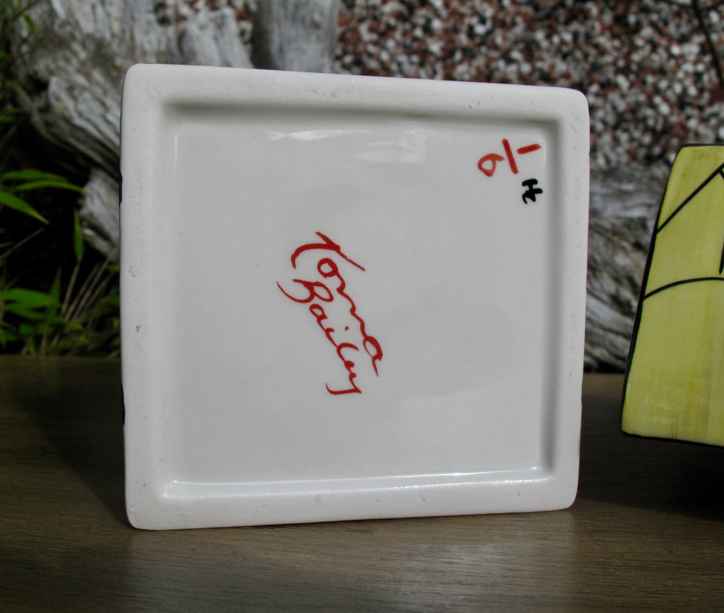 Lorna Baiey ART DECO COTTAGE COVERED POT COLOURWAY Limited Edition 1/6 Open Day 24.11.07
