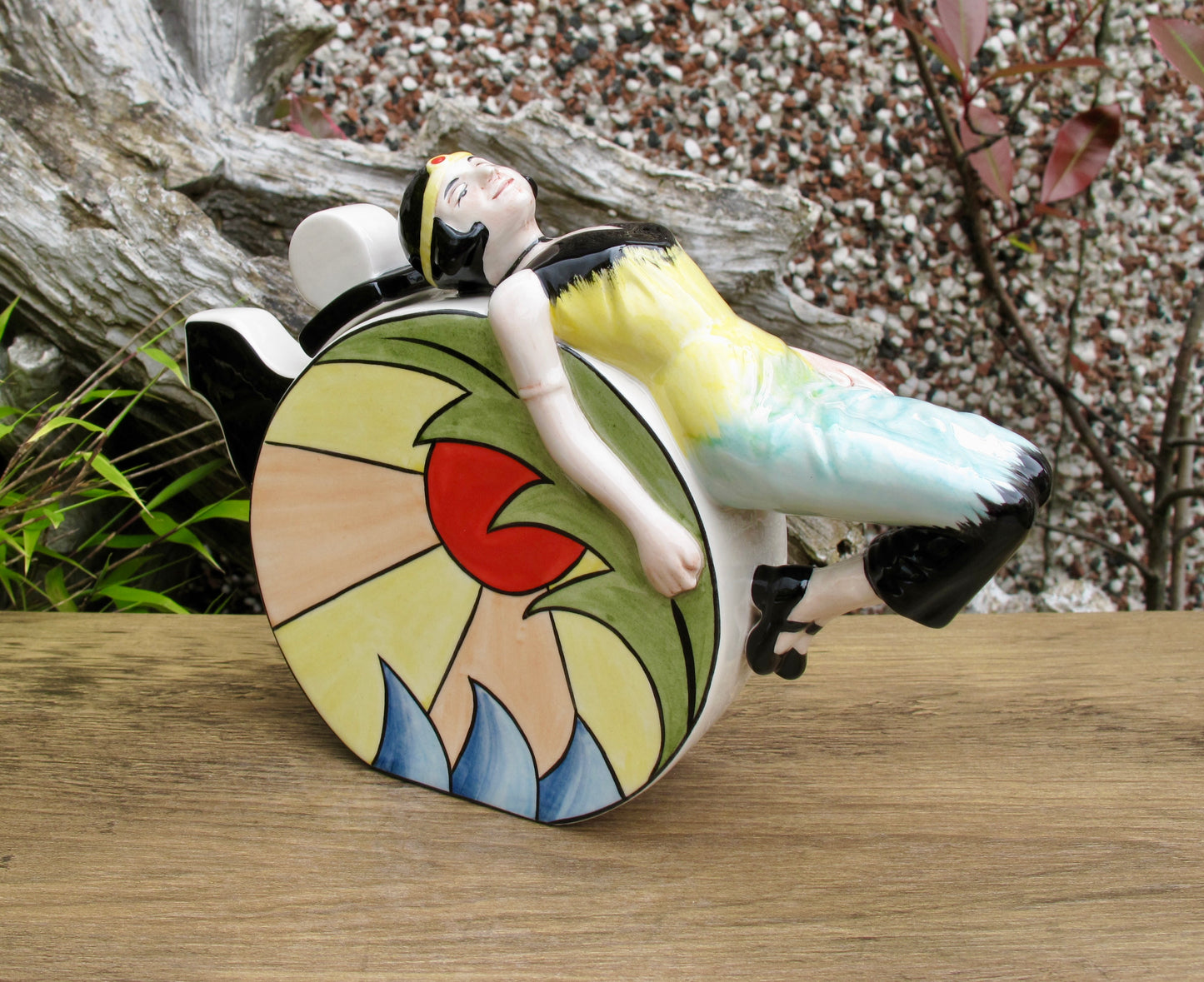 Lorna Bailey CLARICE DECO LADY TEAPOT Limited Edition 1/60 March 2007 COA