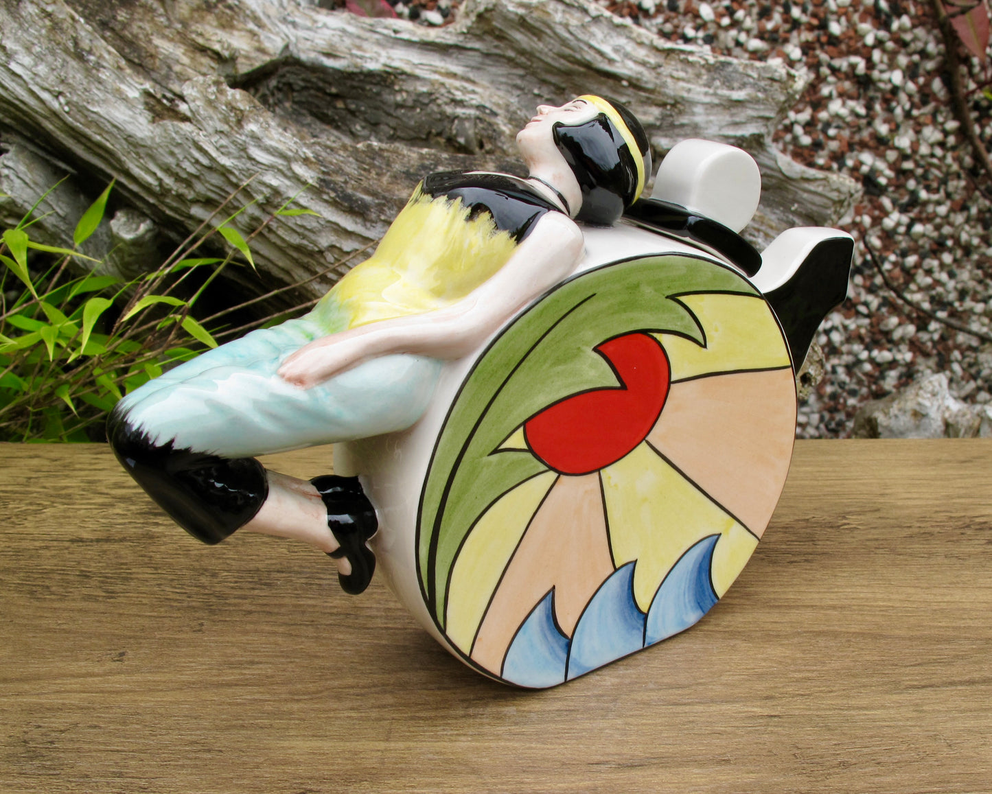 Lorna Bailey CLARICE DECO LADY TEAPOT Limited Edition 1/60 March 2007 COA