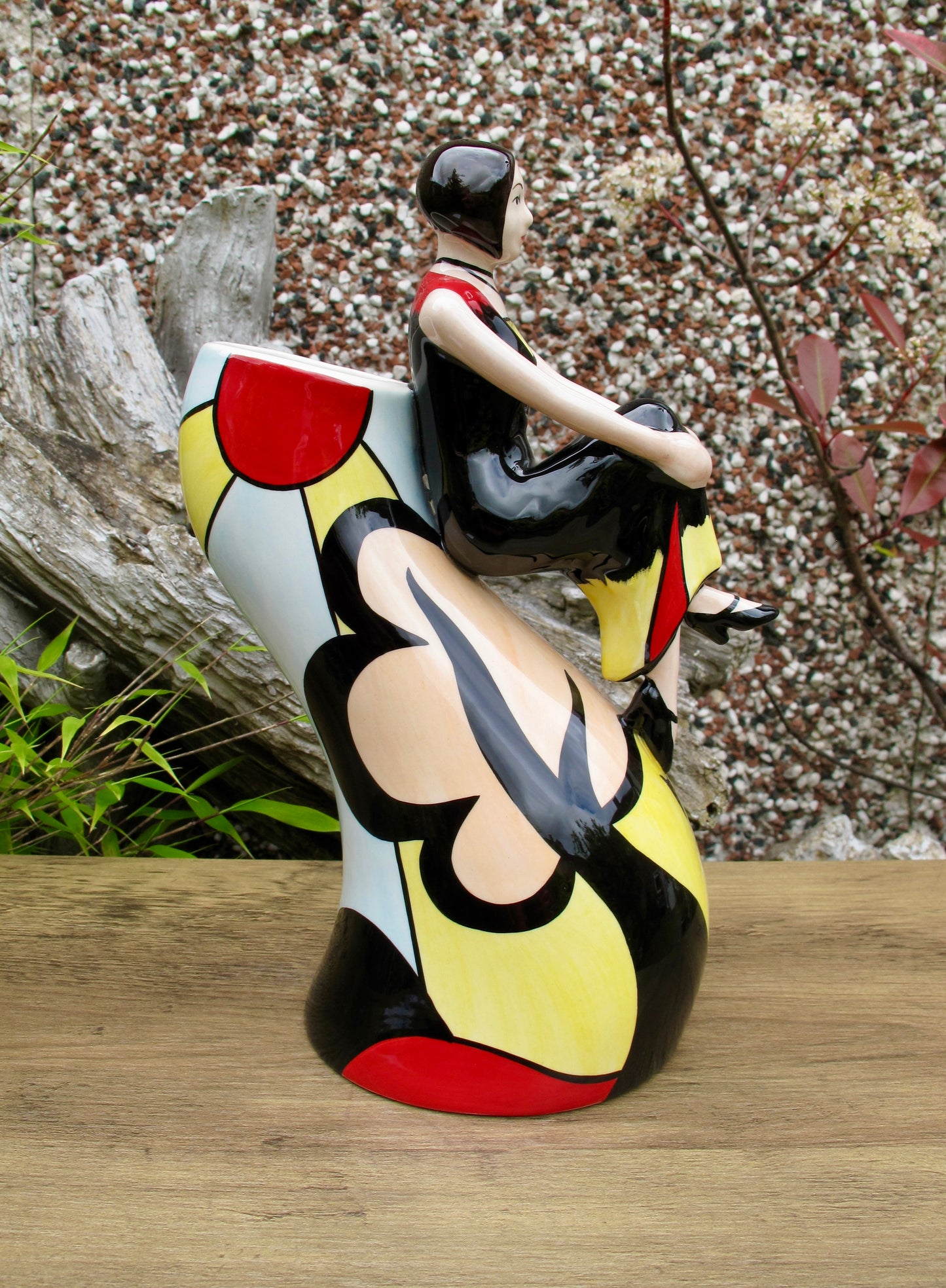 Lorna Bailey CHARLOTTE DECO LADY VASE Limited Edition 24/6o June 2007 COA