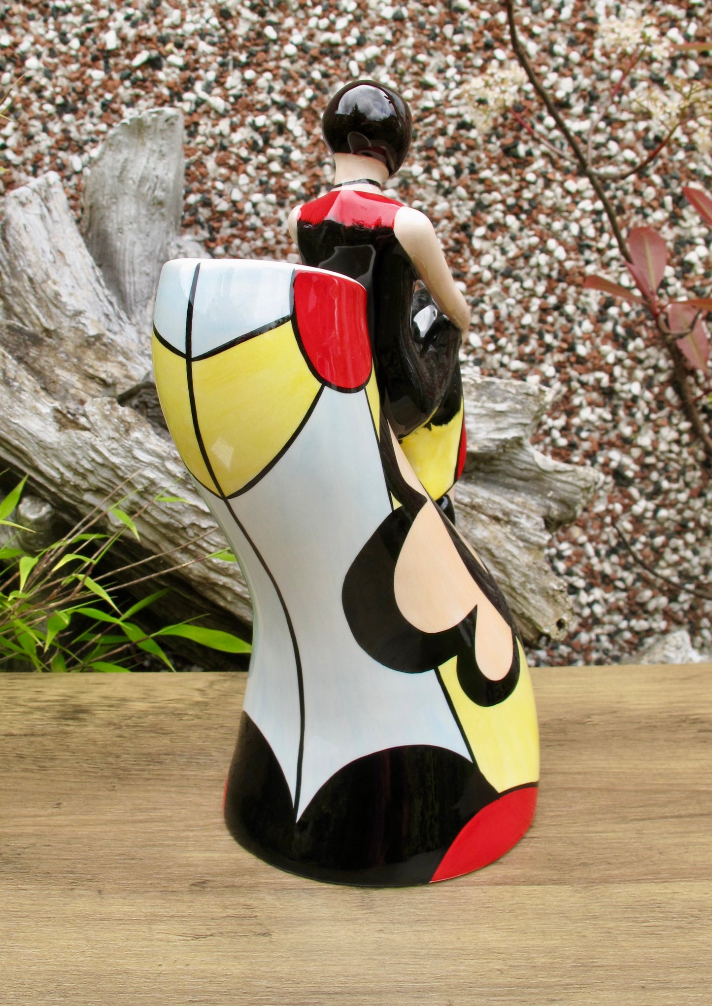 Lorna Bailey CHARLOTTE DECO LADY VASE Limited Edition 24/6o June 2007 COA