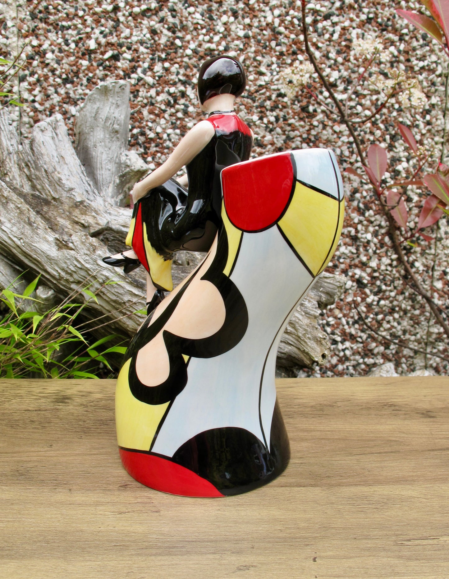 Lorna Bailey CHARLOTTE DECO LADY VASE Limited Edition 24/6o June 2007 COA