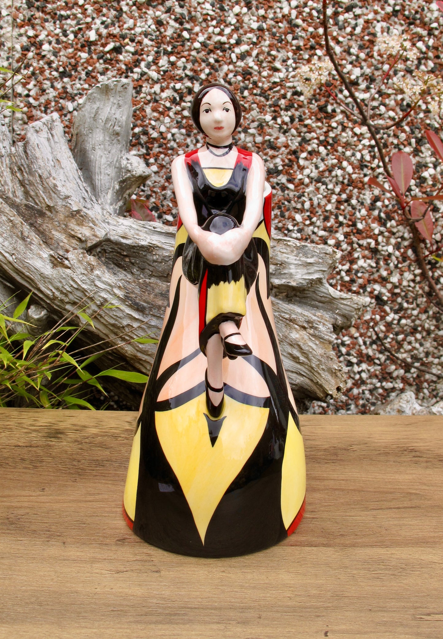Lorna Bailey CHARLOTTE DECO LADY VASE Limited Edition 24/6o June 2007 COA