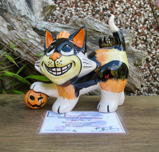 Lorna Bailey BATTY THE CAT Limited Edition 4/50 Oct 05 COA