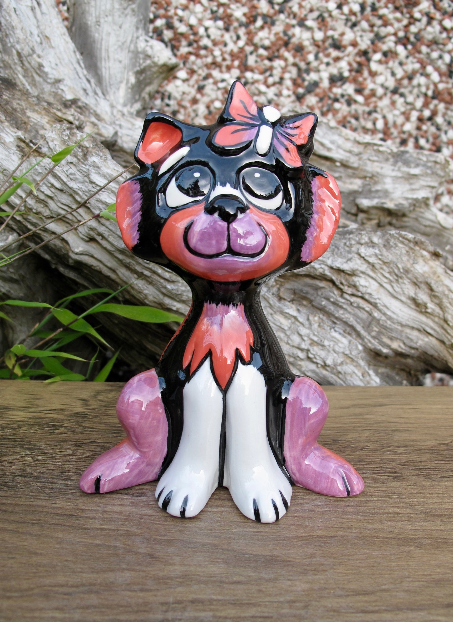 Lorna Bailey FLUTTER-BY THE CAT Limited Edition 67/75 Oct 2003 COA