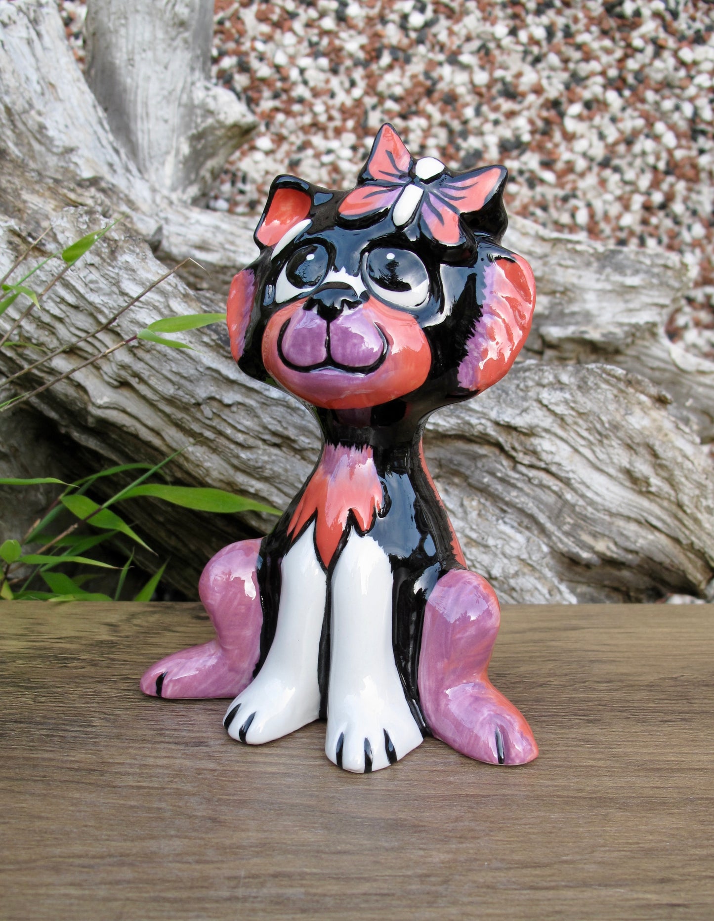 Lorna Bailey FLUTTER-BY THE CAT Limited Edition 67/75 Oct 2003 COA