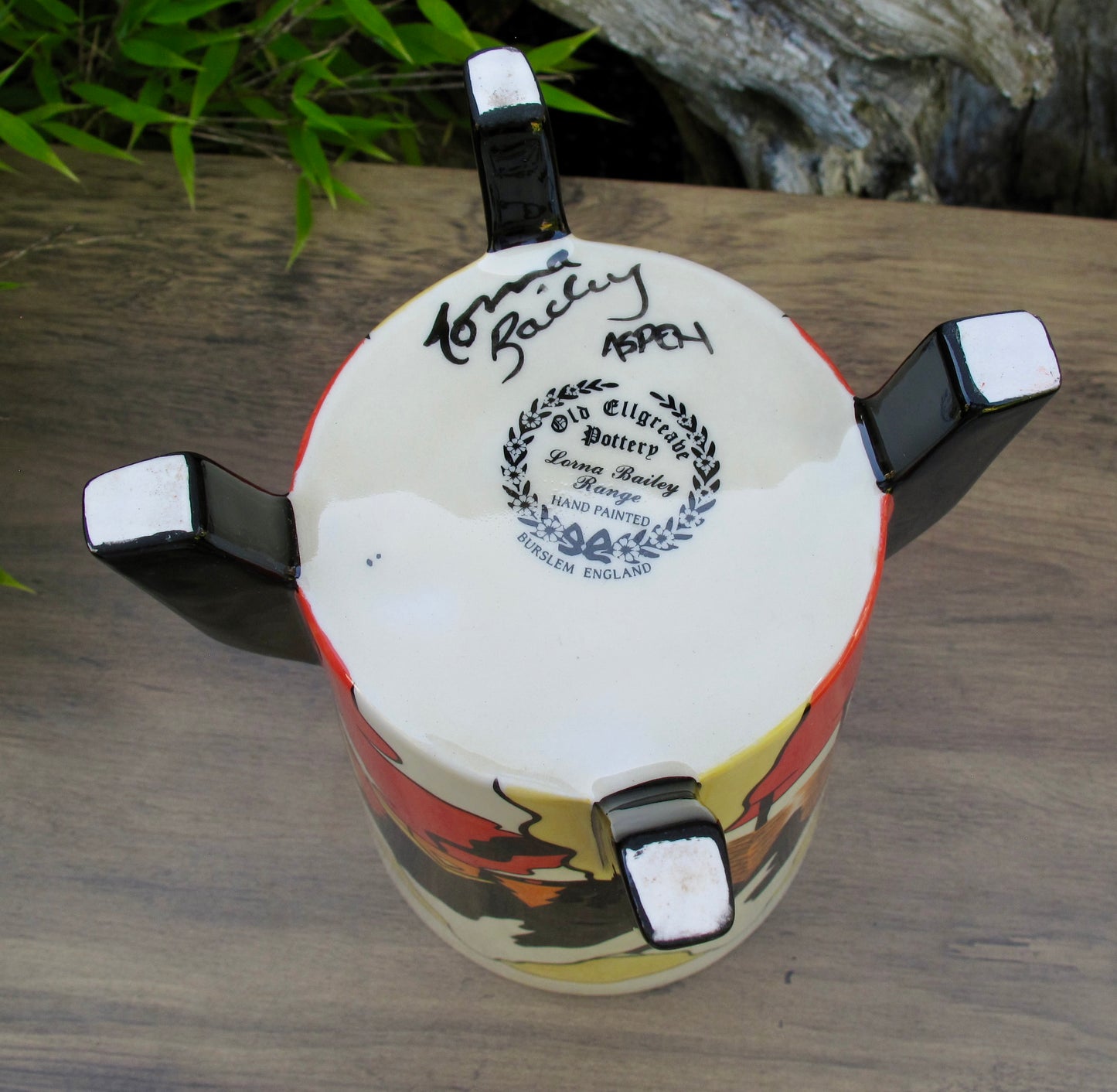 Lorna Bailey Rare ASPEN ROCKET VASE (Ref; The First Millennium Book)