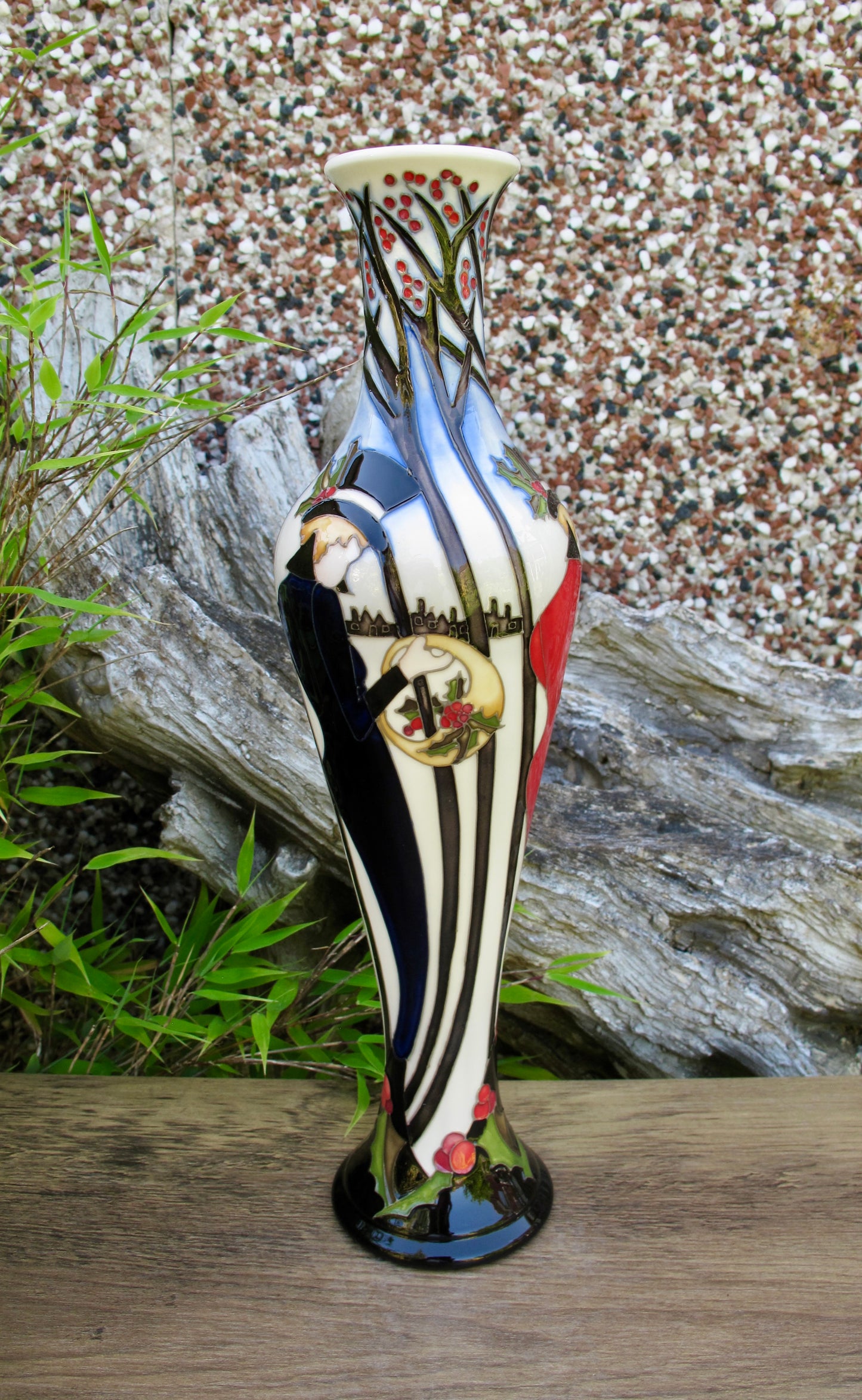 moorcroft THE STYLE OF THE SEASON 138/12 Vase Numbered Edition Retail Price £595