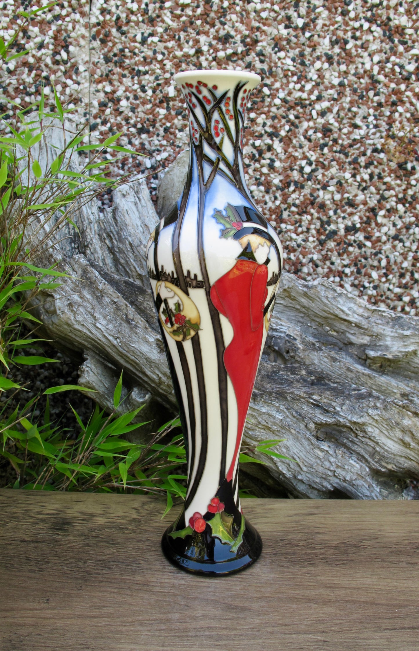 moorcroft THE STYLE OF THE SEASON 138/12 Vase Numbered Edition Retail Price £595