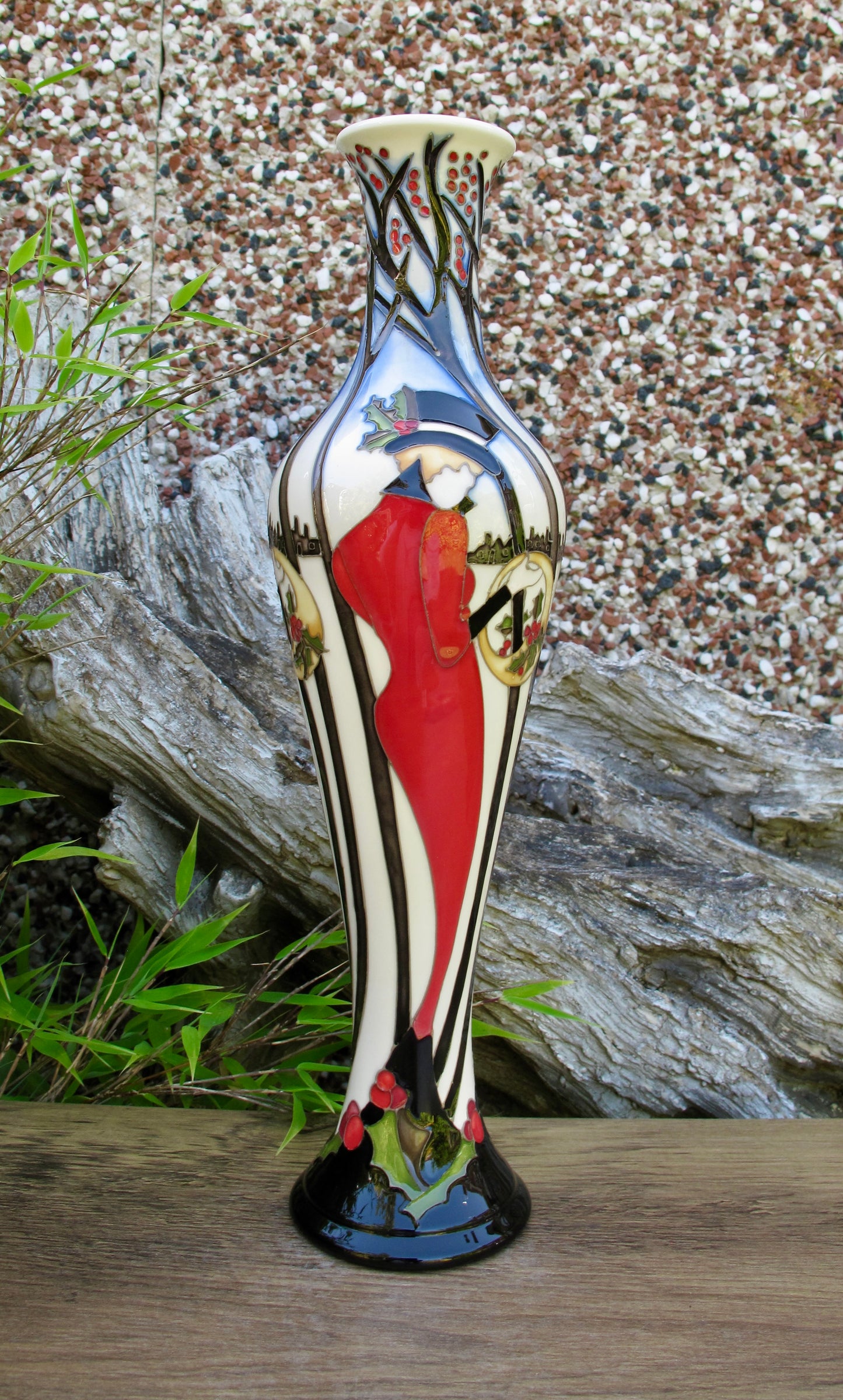 moorcroft THE STYLE OF THE SEASON 138/12 Vase Numbered Edition Retail Price £595