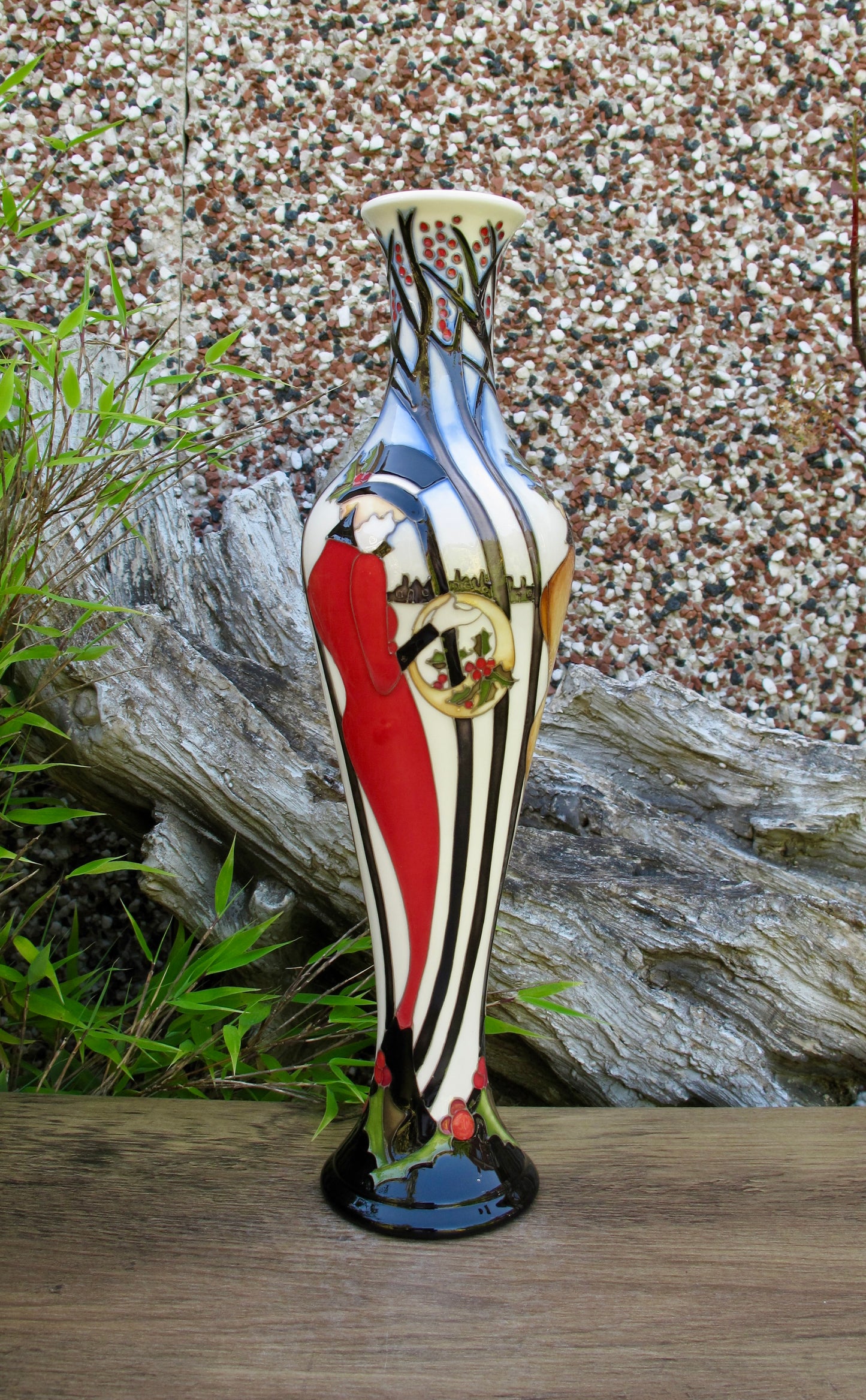 moorcroft THE STYLE OF THE SEASON 138/12 Vase Numbered Edition Retail Price £595