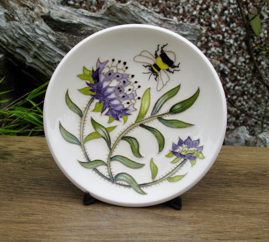 Moorcroft RSPB FIELD SCABIOUS 780/4 Tray Coaster 2025 Retail Price £120 Bees