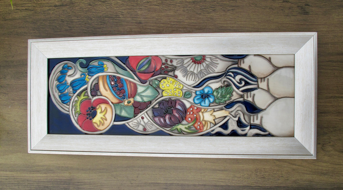 Moorcroft KALEIDOSCOPE OF COLOUR PLQ3 Wall Plaque N0.50. Retail Price £390