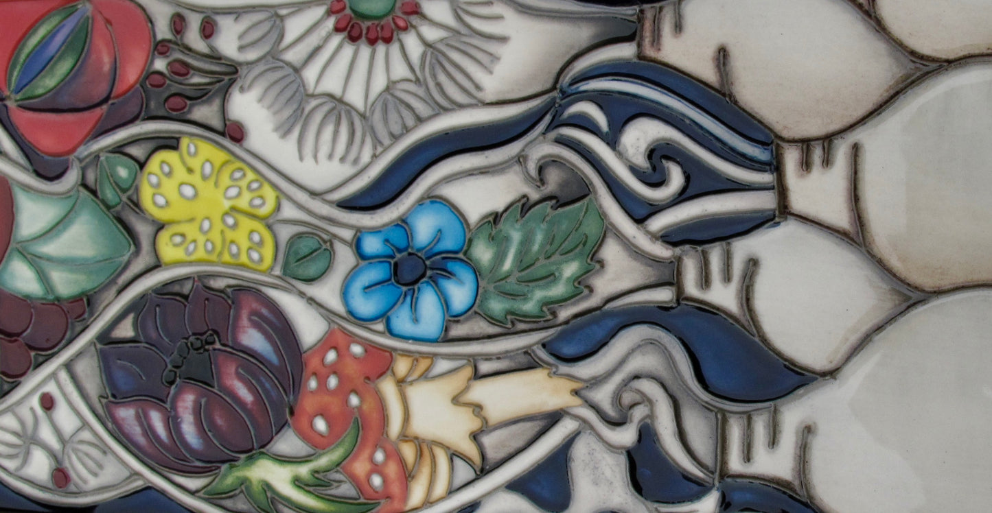 Moorcroft KALEIDOSCOPE OF COLOUR PLQ3 Wall Plaque N0.50. Retail Price £390