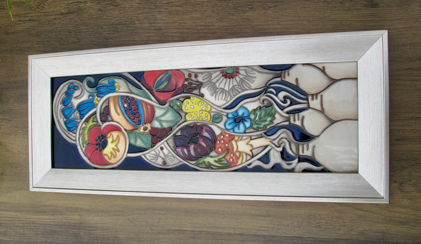 Moorcroft KALEIDOSCOPE OF COLOUR PLQ3 Wall Plaque N0.50. Retail Price £390