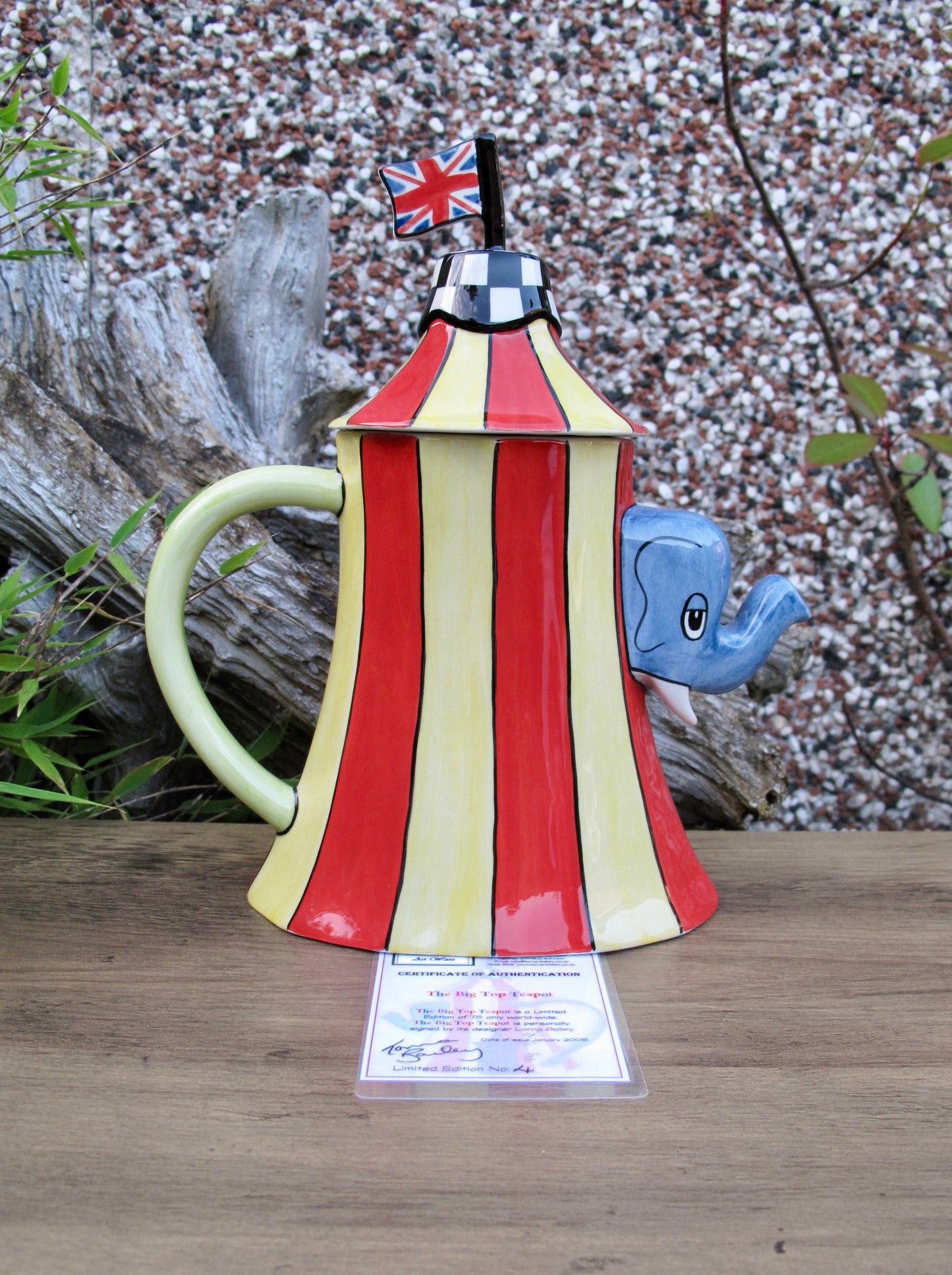 Lorna Bailey THE BIG TOP TEAPOT Limited Edition 4/75 JAN 2006 COA