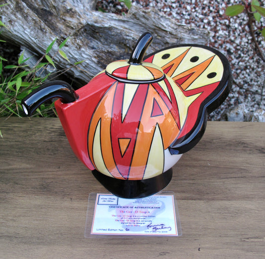 Lorna Bailey THE GEE-O TEAPOT Limited Edition 6/50 May 2005 COA