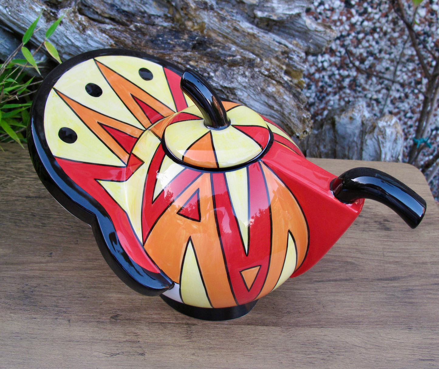 Lorna Bailey THE GEE-O TEAPOT Limited Edition 6/50 May 2005 COA