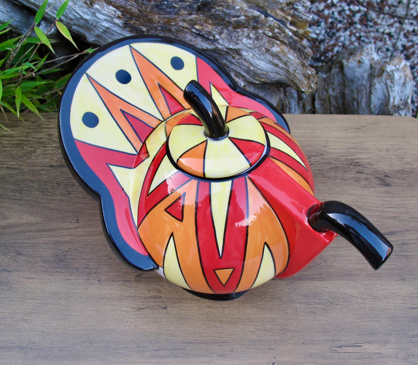Lorna Bailey THE GEE-O TEAPOT Limited Edition 6/50 May 2005 COA