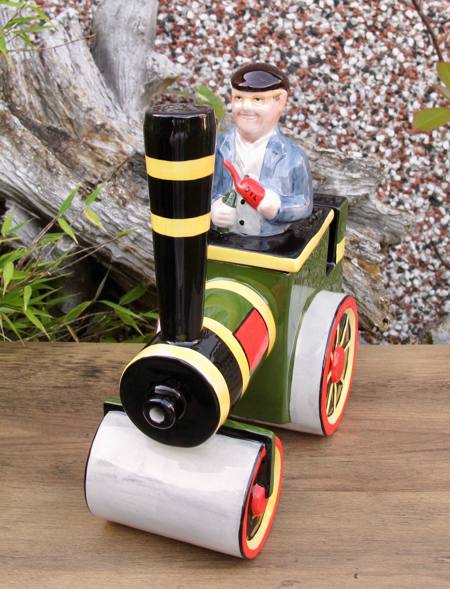 Lorna Bailey STEAM ENGINE FRED TEAPOT Limited Edition 89/100 Feb2007 Dibnah