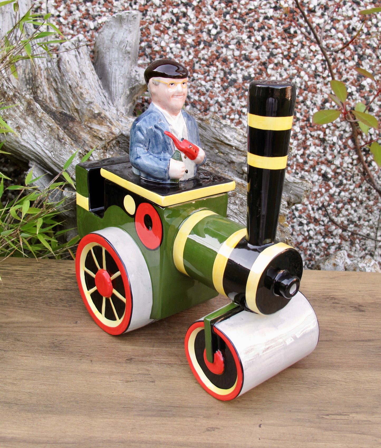Lorna Bailey STEAM ENGINE FRED TEAPOT Limited Edition 89/100 Feb2007 Dibnah