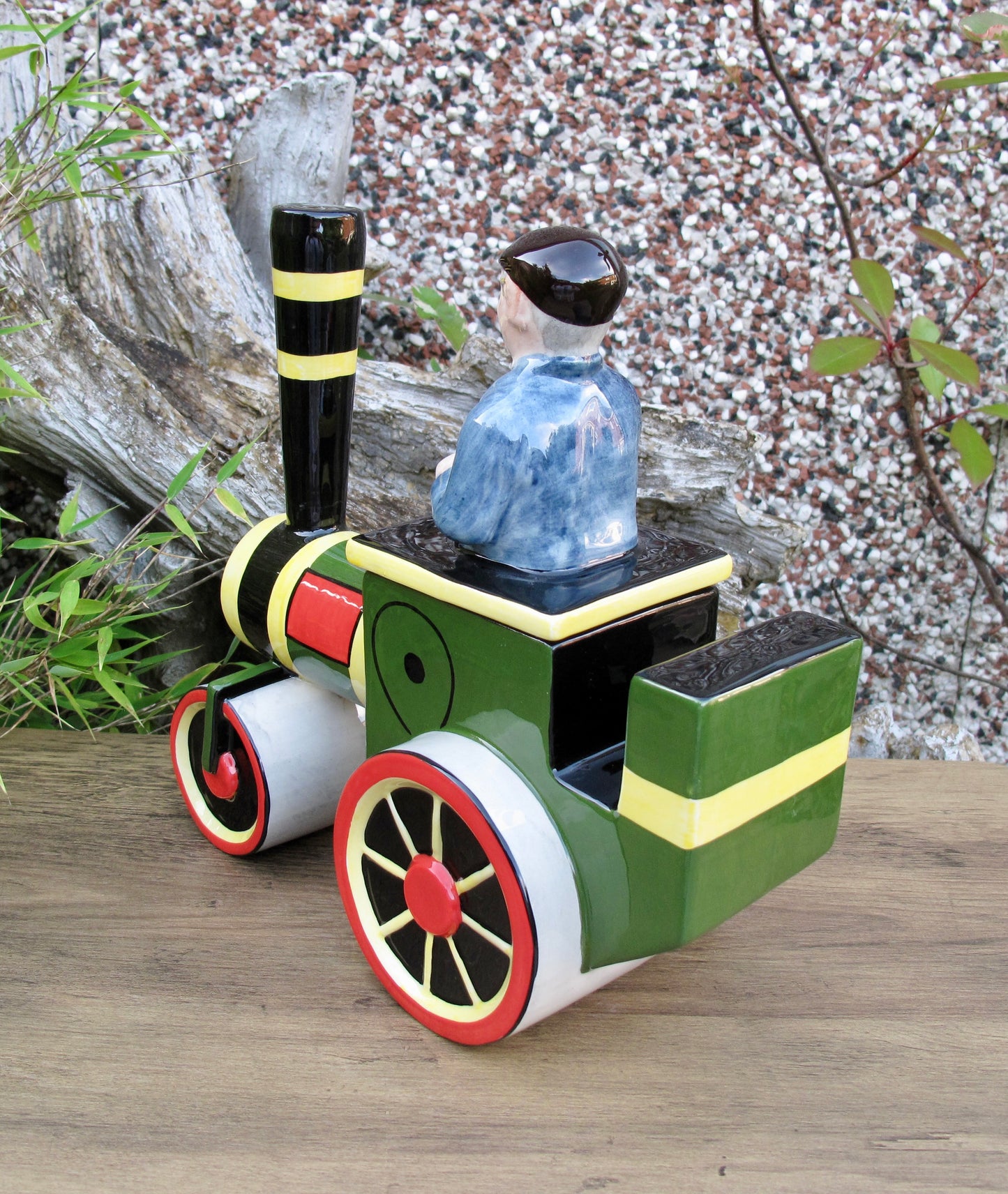 Lorna Bailey STEAM ENGINE FRED TEAPOT Limited Edition 89/100 Feb2007 Dibnah