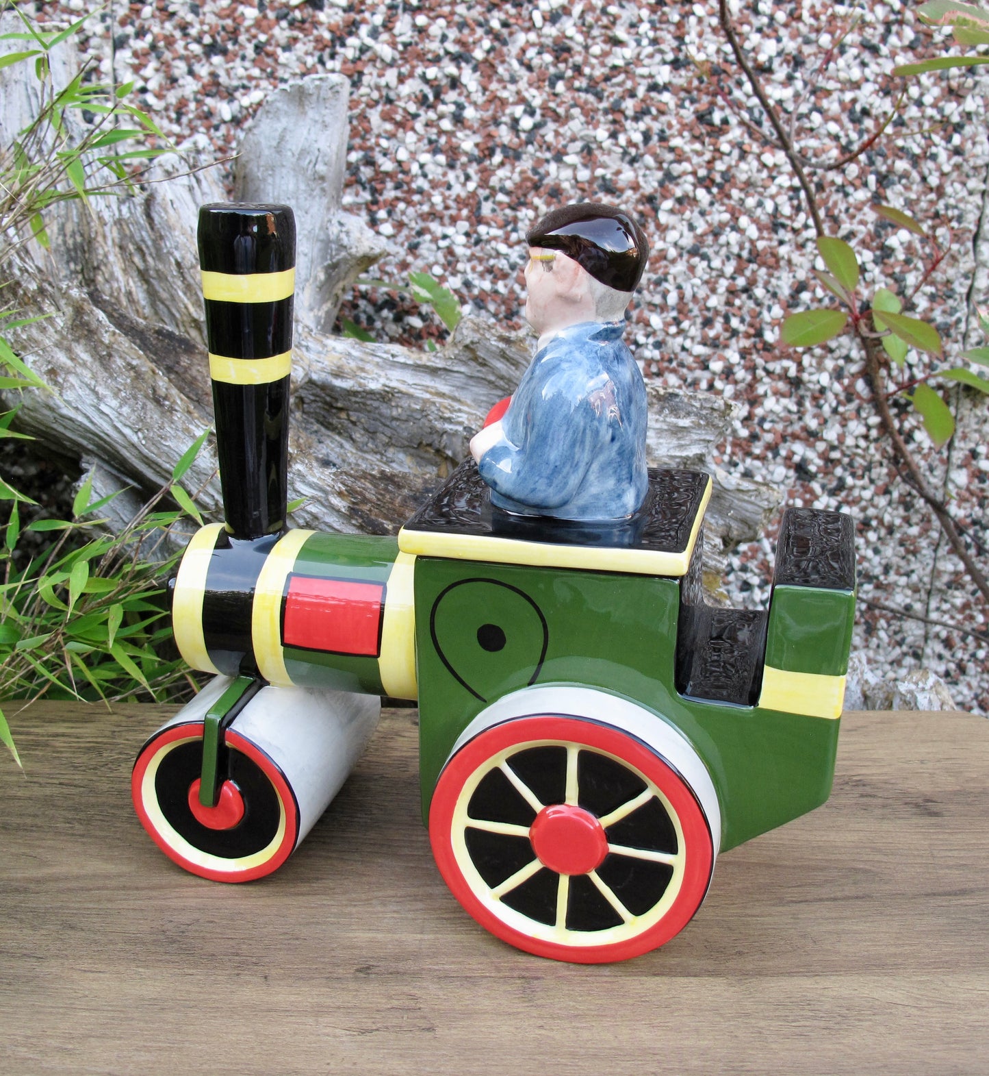 Lorna Bailey STEAM ENGINE FRED TEAPOT Limited Edition 89/100 Feb2007 Dibnah