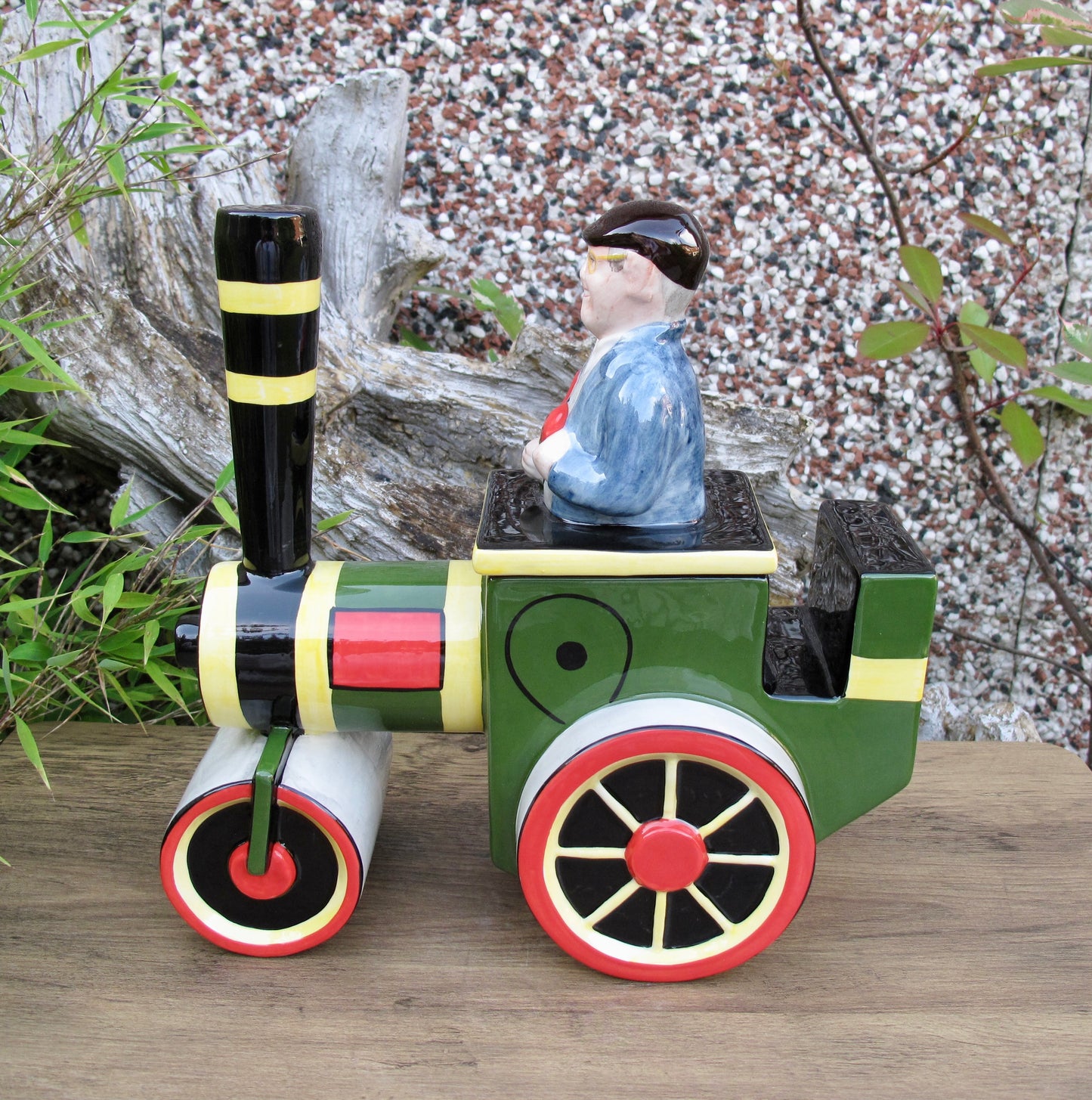 Lorna Bailey STEAM ENGINE FRED TEAPOT Limited Edition 89/100 Feb2007 Dibnah