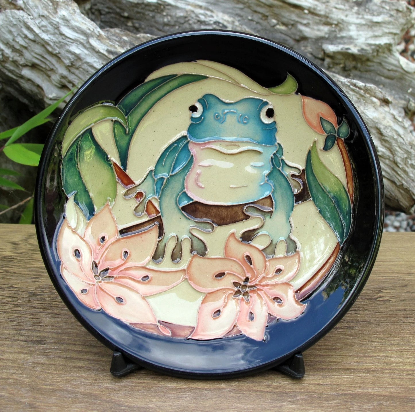 Moorcroft Exquisite ANURA Frog Tray 780/4 Numbered Edition 69. Retail Price £235
