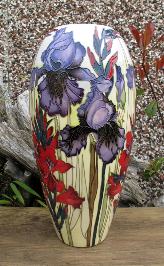 Moorcroft Rare BENTON NIGEL Vase Shape 101/14 Trial 29.1.24 Retail Price £1995