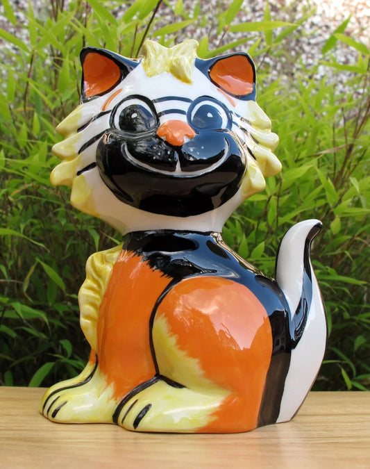 Lorna Bailey Rare Exquisite PROTOTYPE COLOURWAY STRIKER THE CAT  2004