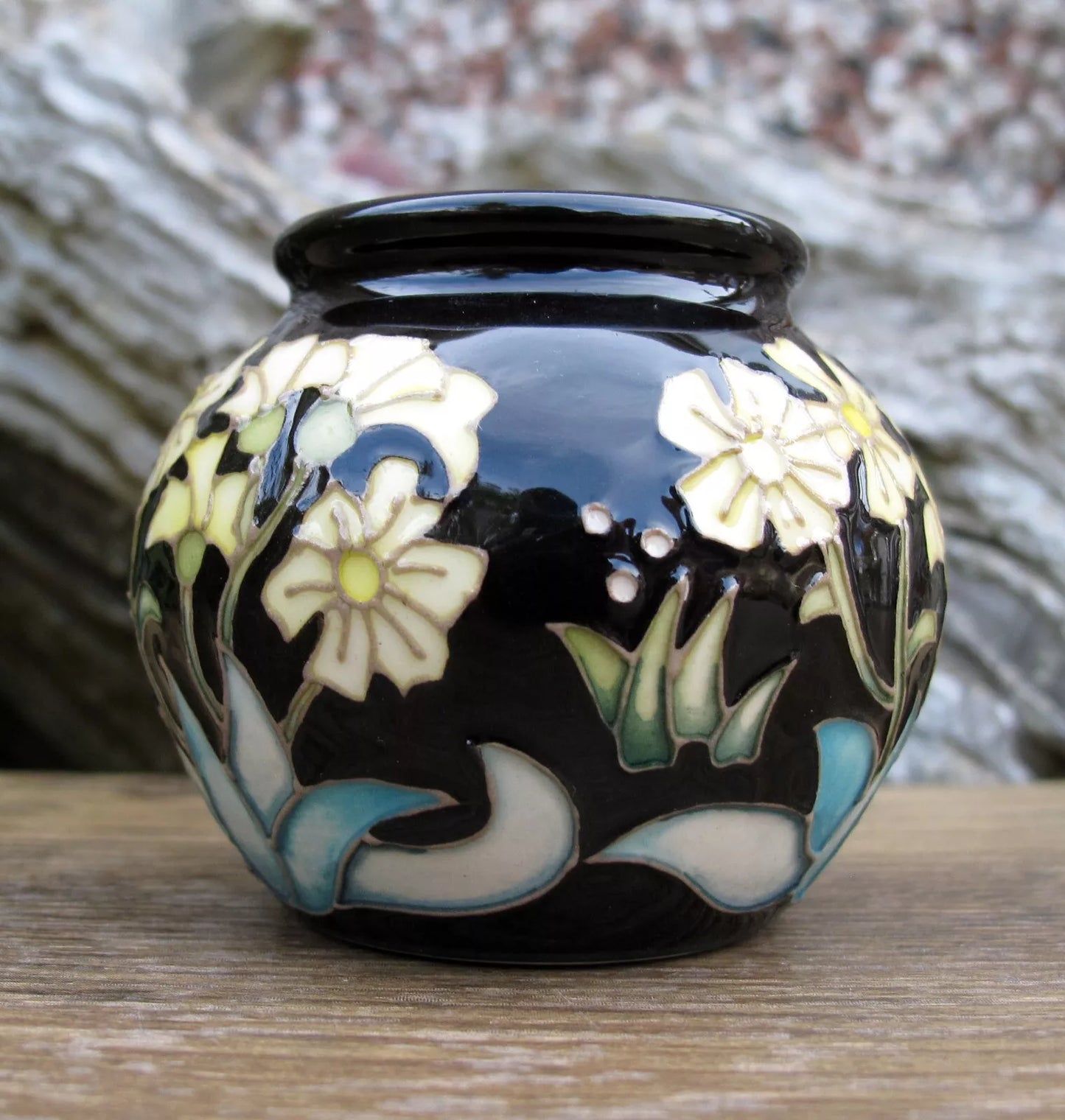 Moorcroft MILLIEFLEURS  Miniature Vase Shape 55/2 Retail Price £270 Emma Bossons