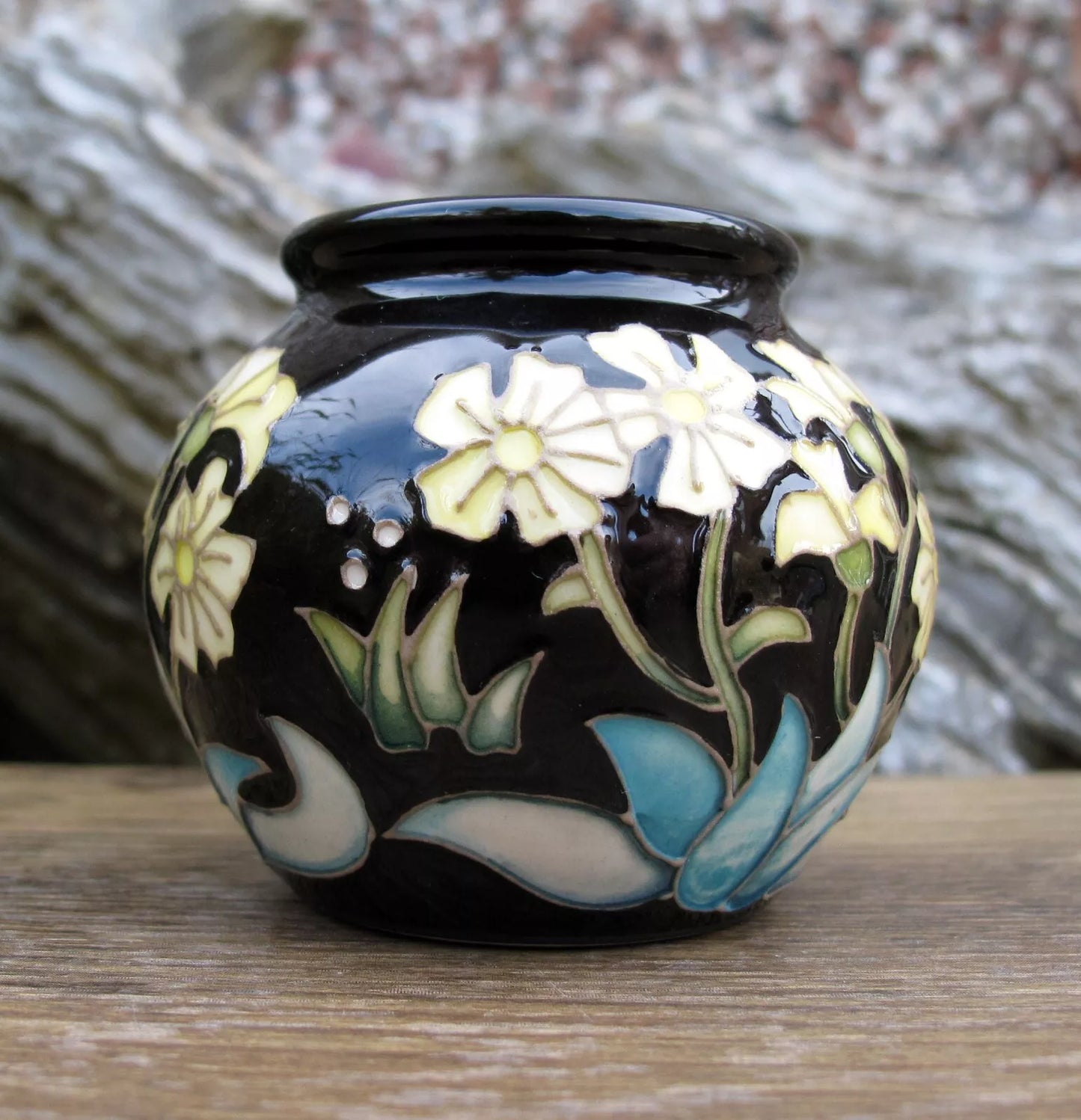 Moorcroft MILLIEFLEURS  Miniature Vase Shape 55/2 Retail Price £270 Emma Bossons