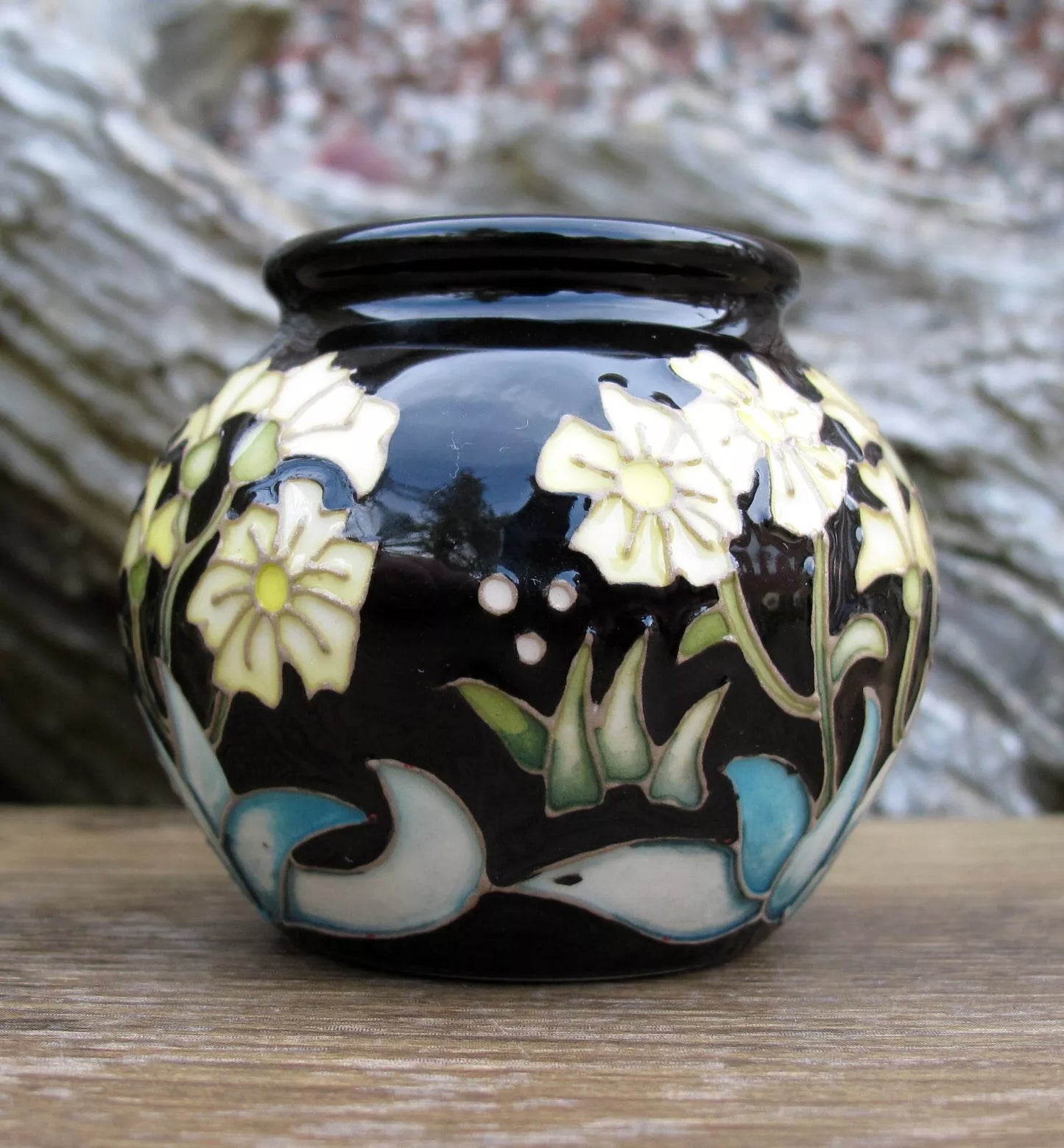 Moorcroft MILLIEFLEURS  Miniature Vase Shape 55/2 Retail Price £270 Emma Bossons