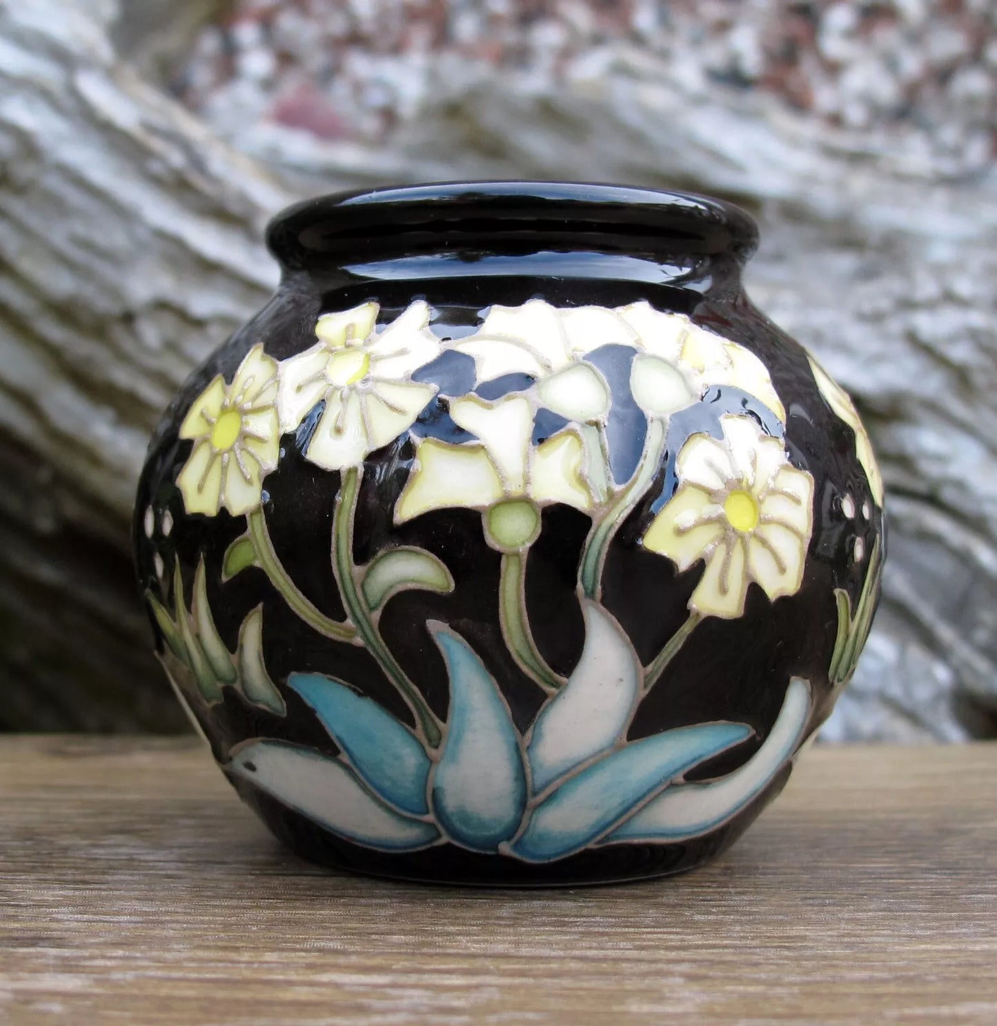 Moorcroft MILLIEFLEURS  Miniature Vase Shape 55/2 Retail Price £270 Emma Bossons