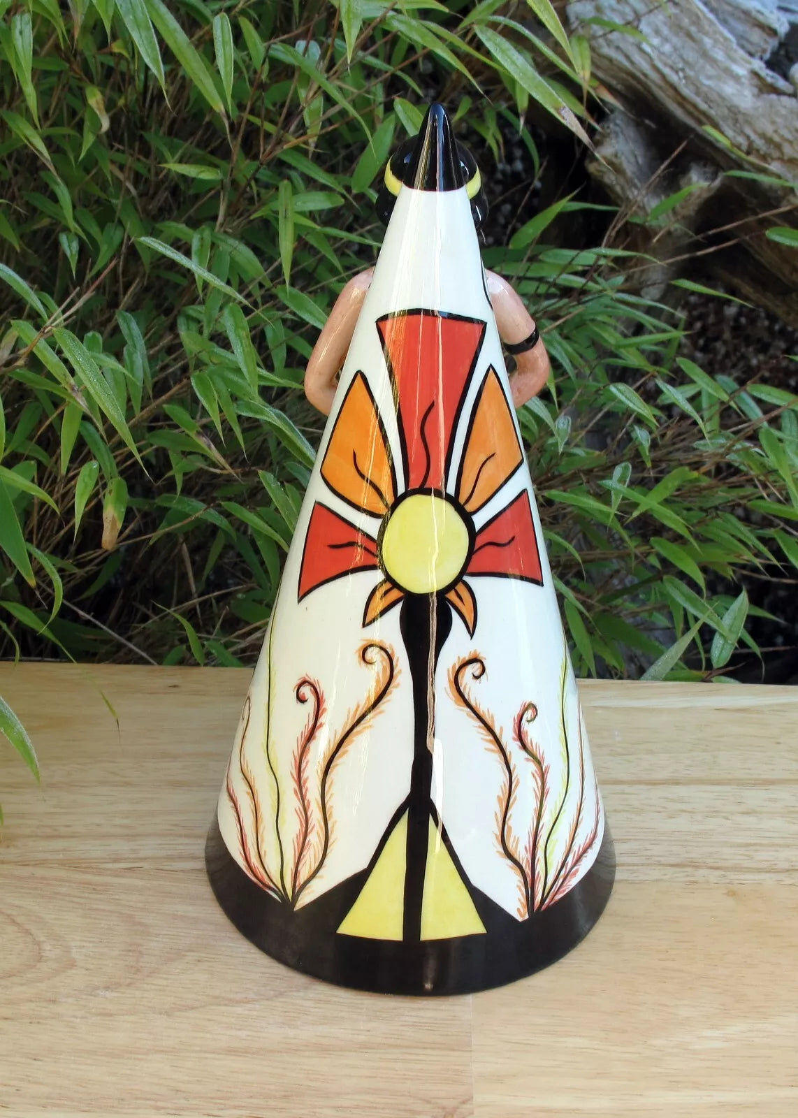 Lorna Bailey Giant ART DECO LADY Sugar Sifter Nov 1999 Limited Edition 179/350