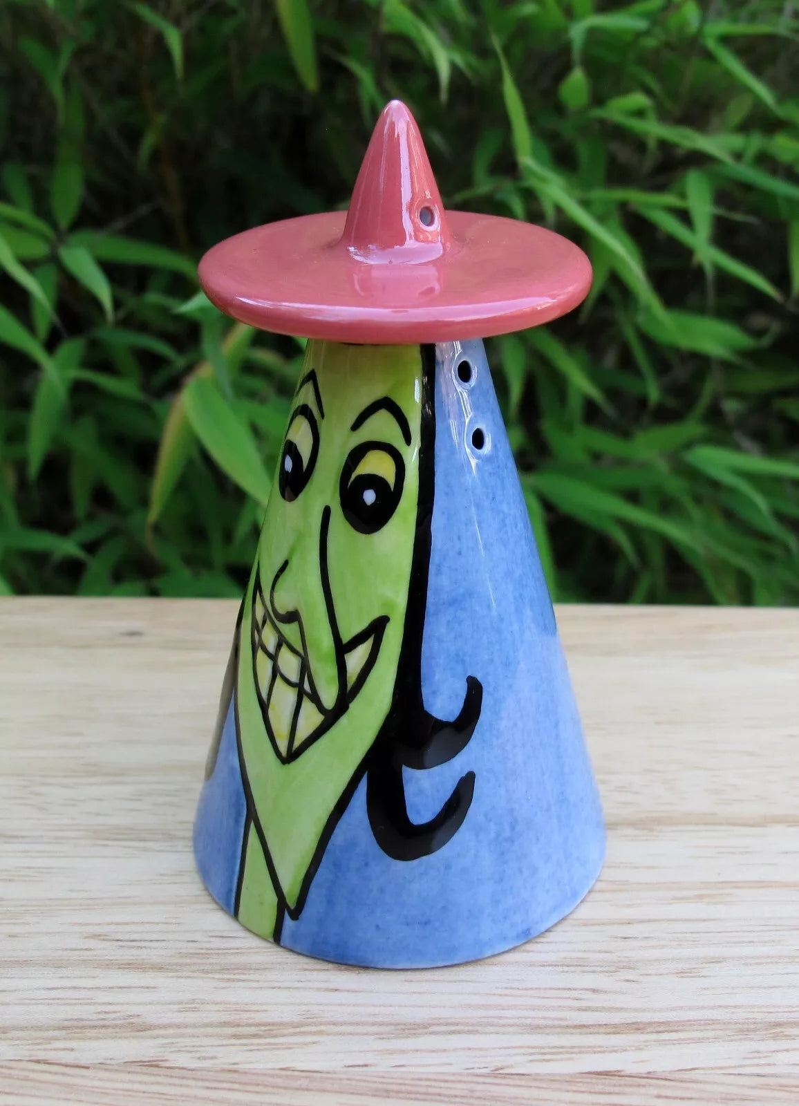 Lorna Bailey Rare COLOURWAY PROTOTYPE MINI WITCHTY Sugar Shaker Halloween 2004