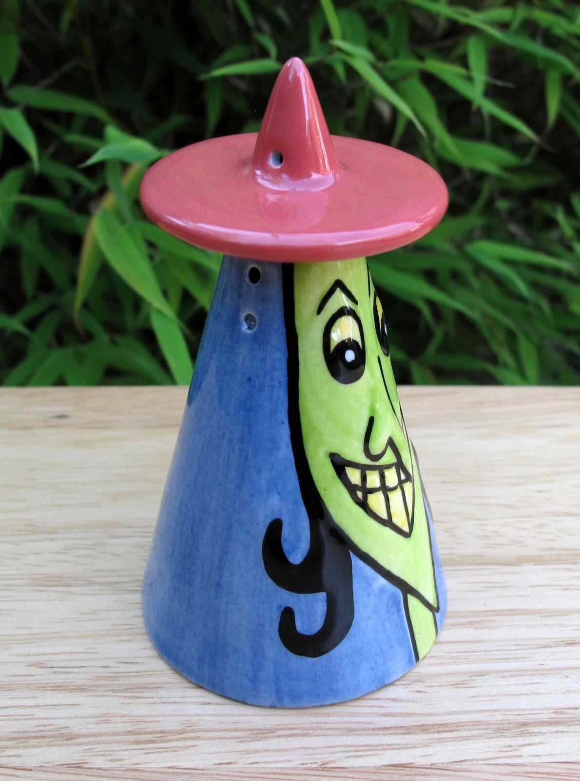 Lorna Bailey Rare COLOURWAY PROTOTYPE MINI WITCHTY Sugar Shaker Halloween 2004