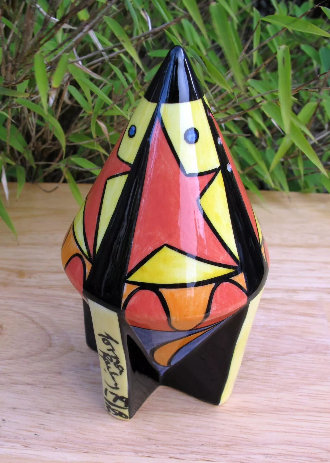 Lorna Bailey COSMOS Sugar Sifter Limited Edition 179/350 December 1999 Rocket