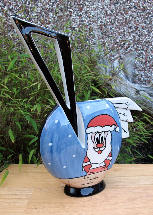 Lorna Bailey Rare CHRISTMAS EVE TALL HANDLED WAFER JUG November 2004 Santa Claus