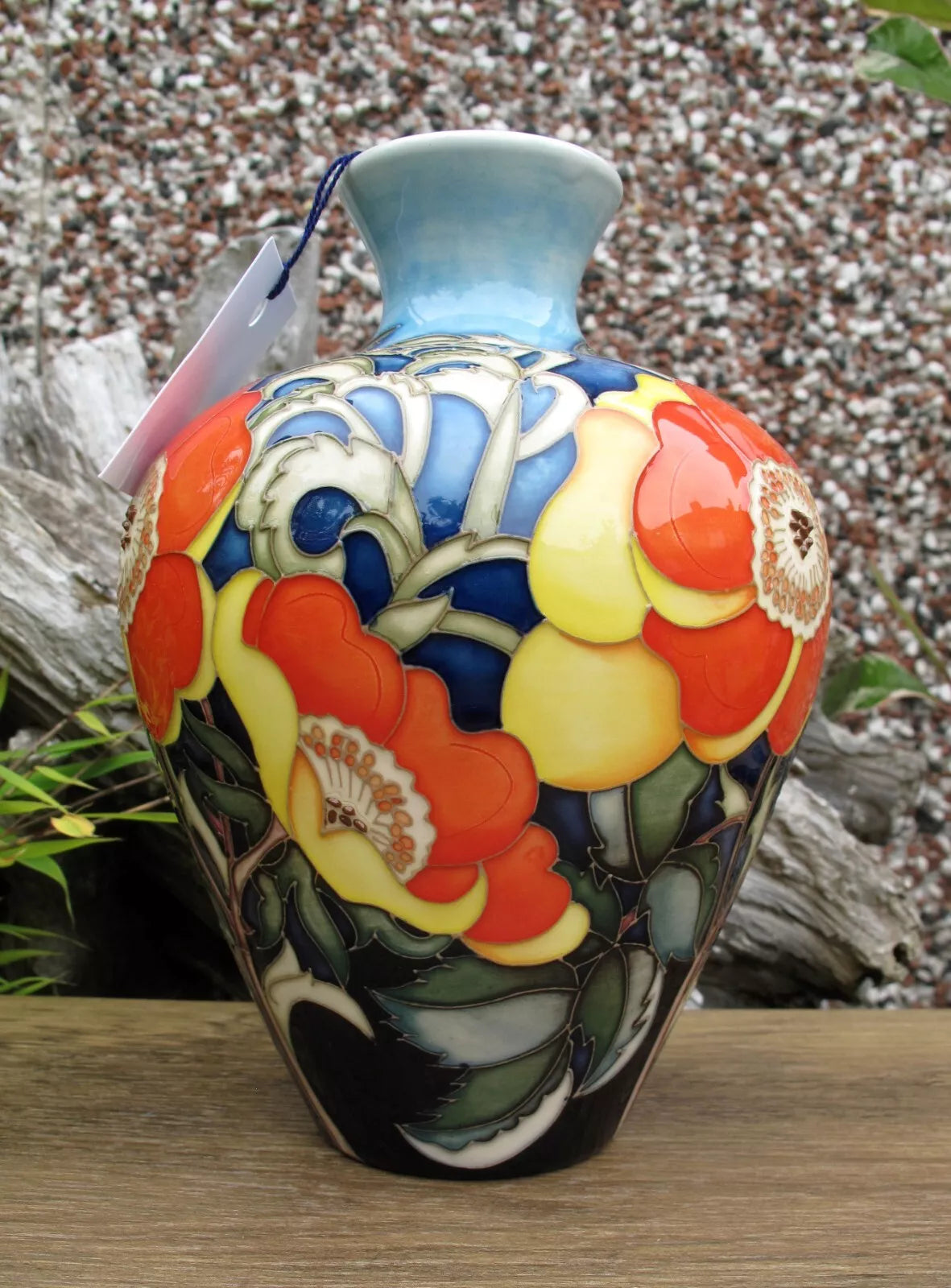 Moorcroft RHS ROSA EGLANTERIA vase 03/7 Limited Edition 3/15 Retail Price £895