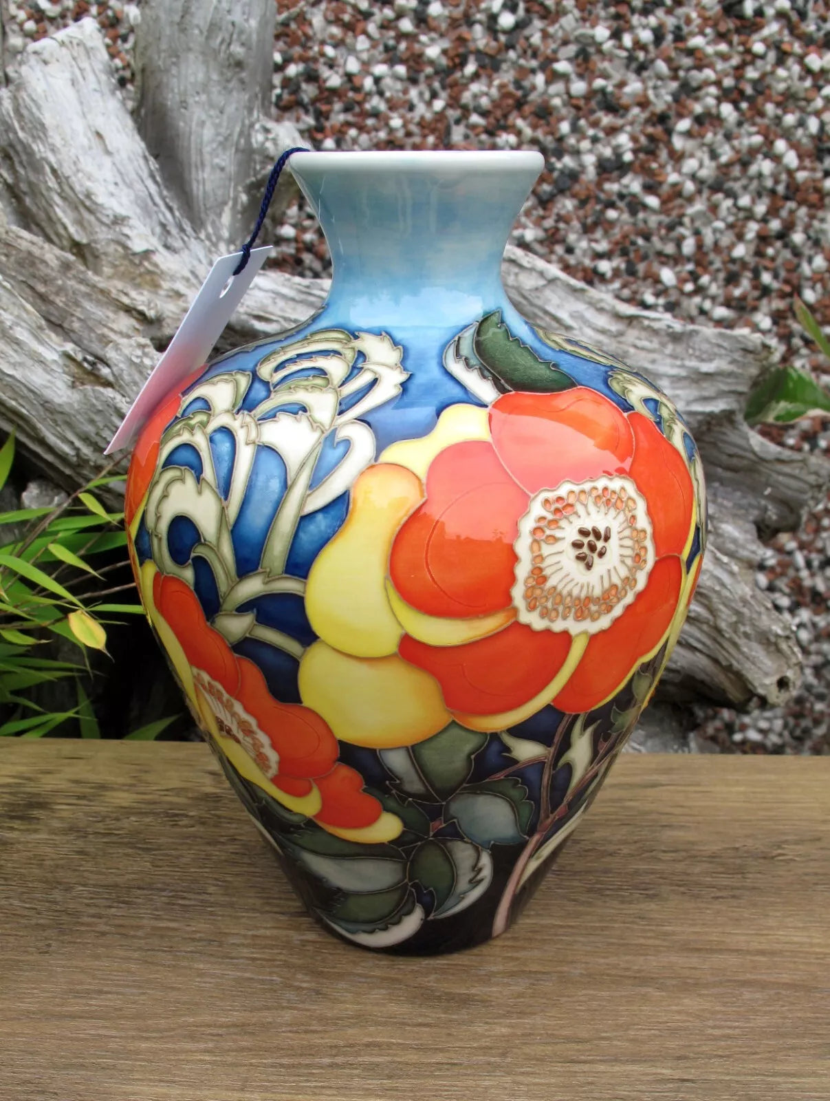 Moorcroft RHS ROSA EGLANTERIA vase 03/7 Limited Edition 3/15 Retail Price £895