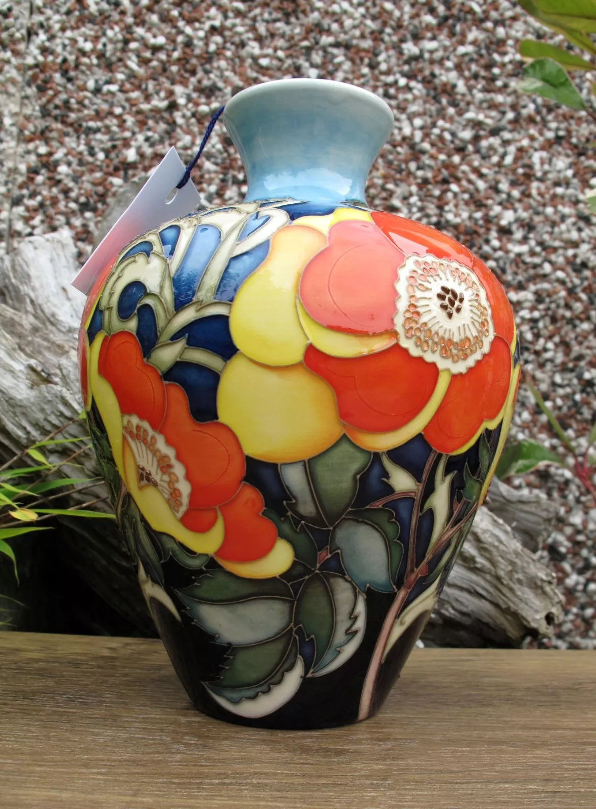 Moorcroft RHS ROSA EGLANTERIA vase 03/7 Limited Edition 3/15 Retail Price £895