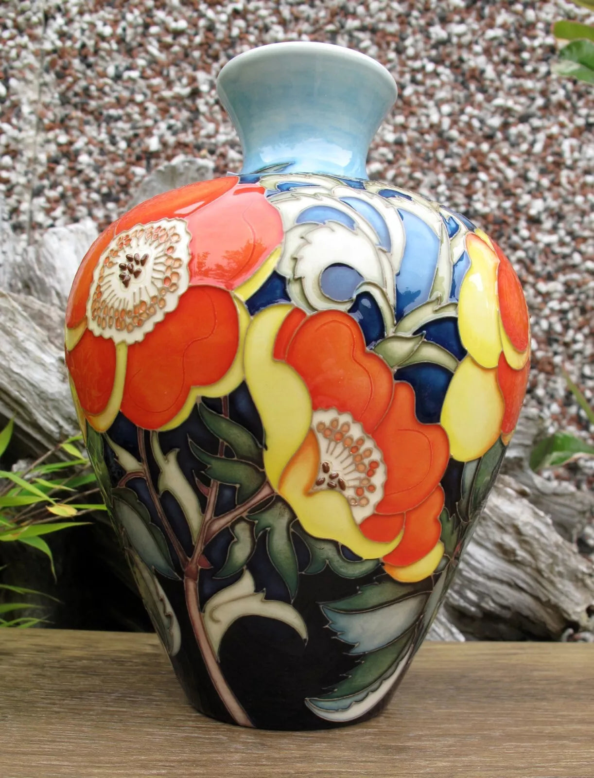Moorcroft RHS ROSA EGLANTERIA vase 03/7 Limited Edition 3/15 Retail Price £895