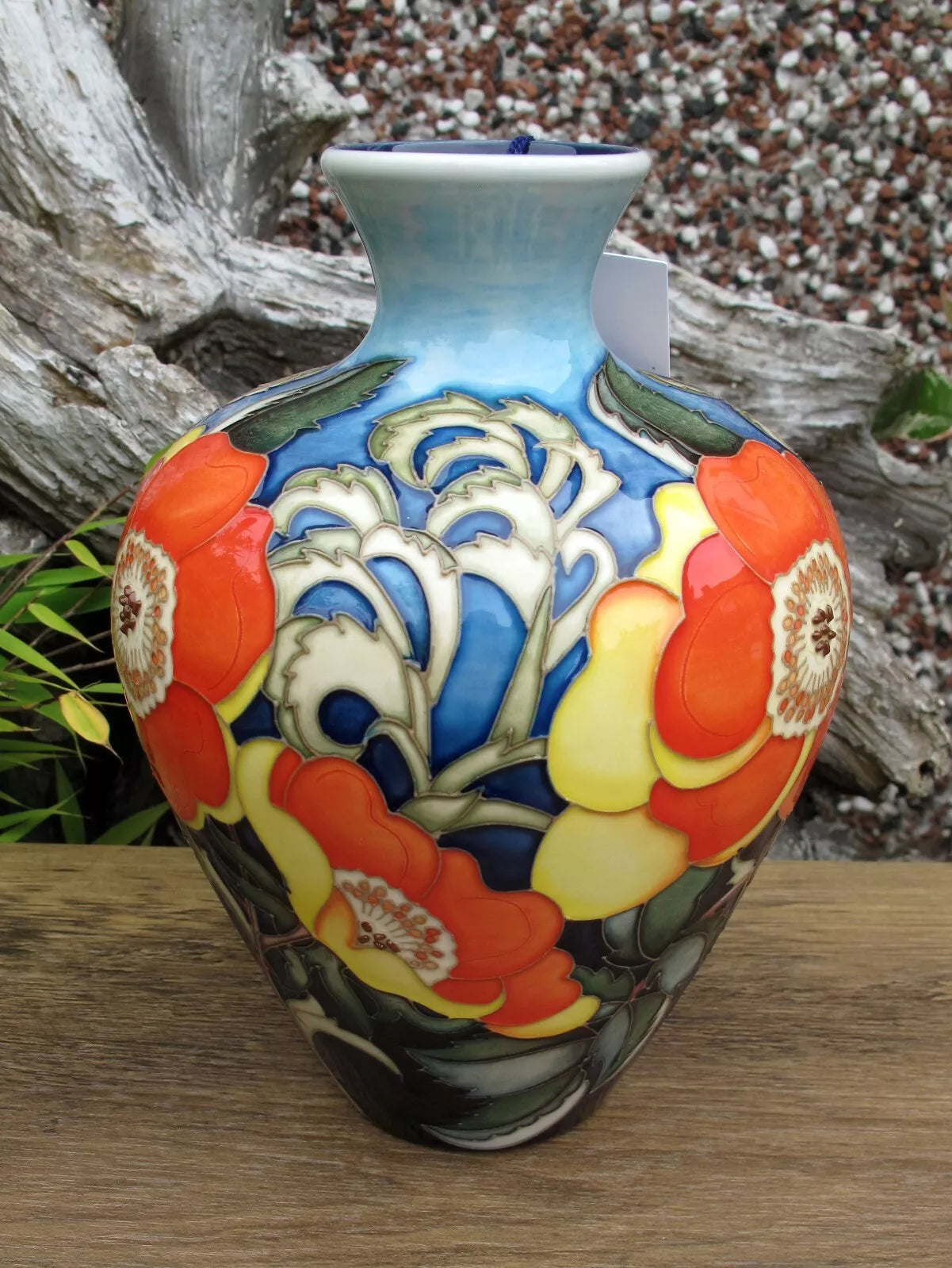 Moorcroft RHS ROSA EGLANTERIA vase 03/7 Limited Edition 3/15 Retail Price £895