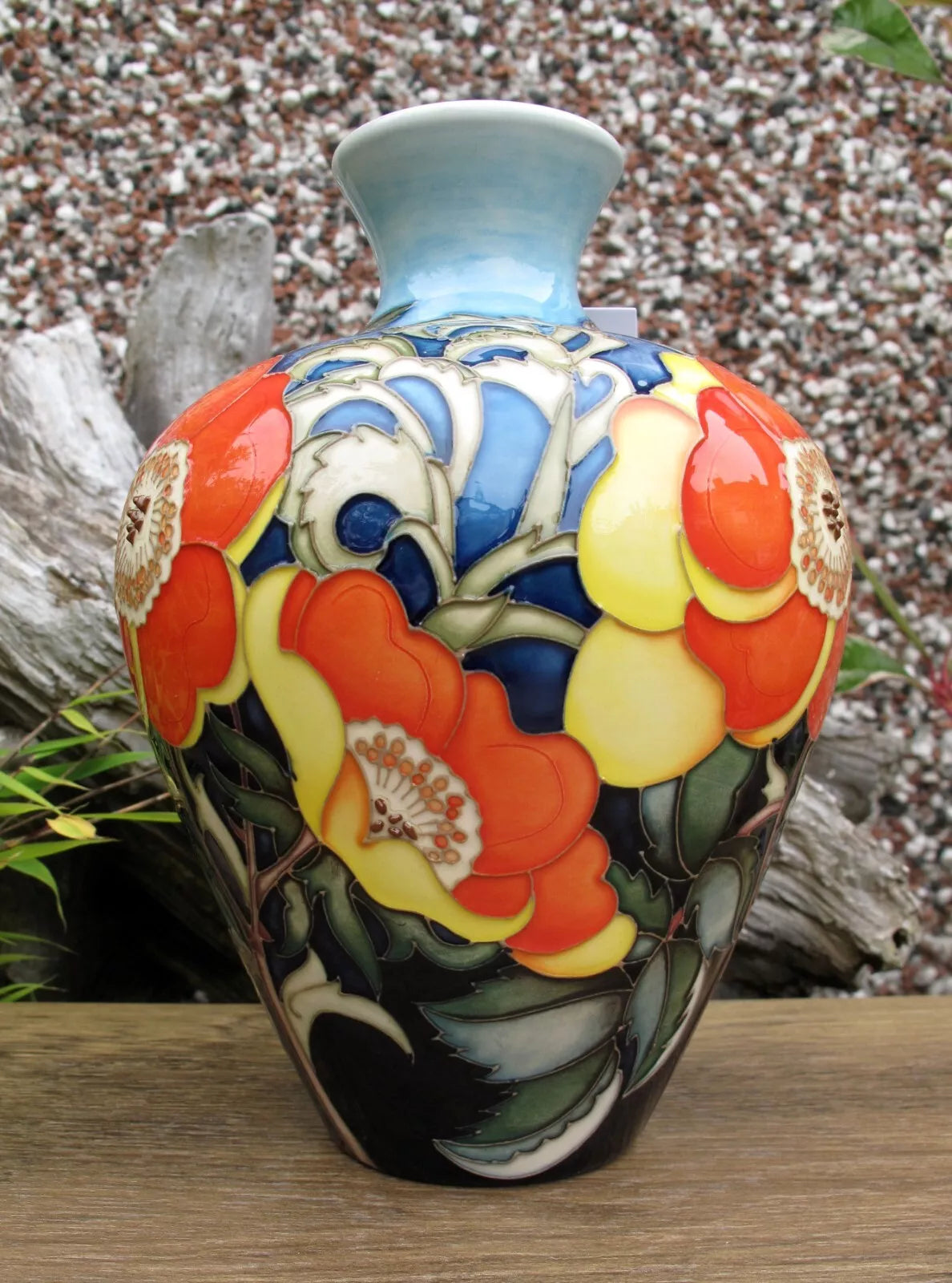 Moorcroft RHS ROSA EGLANTERIA vase 03/7 Limited Edition 3/15 Retail Price £895