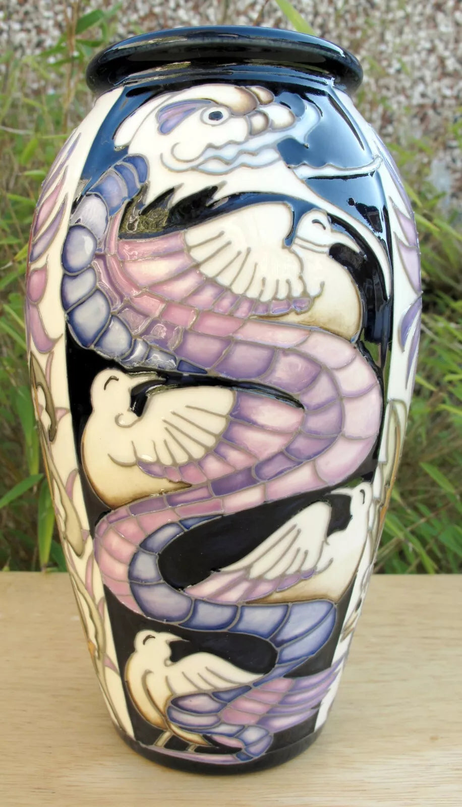 Moorcroft ENCHANTMENT Trial Date 11.12.19 Vase 393/7 Retail Price £725 Snakes