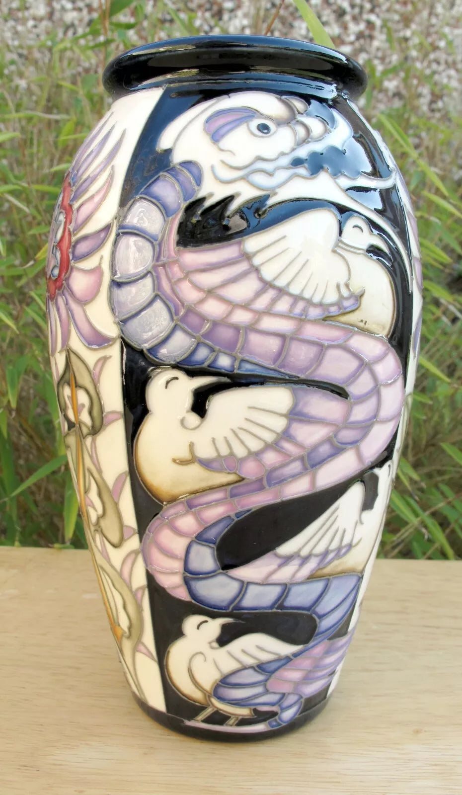 Moorcroft ENCHANTMENT Trial Date 11.12.19 Vase 393/7 Retail Price £725 Snakes