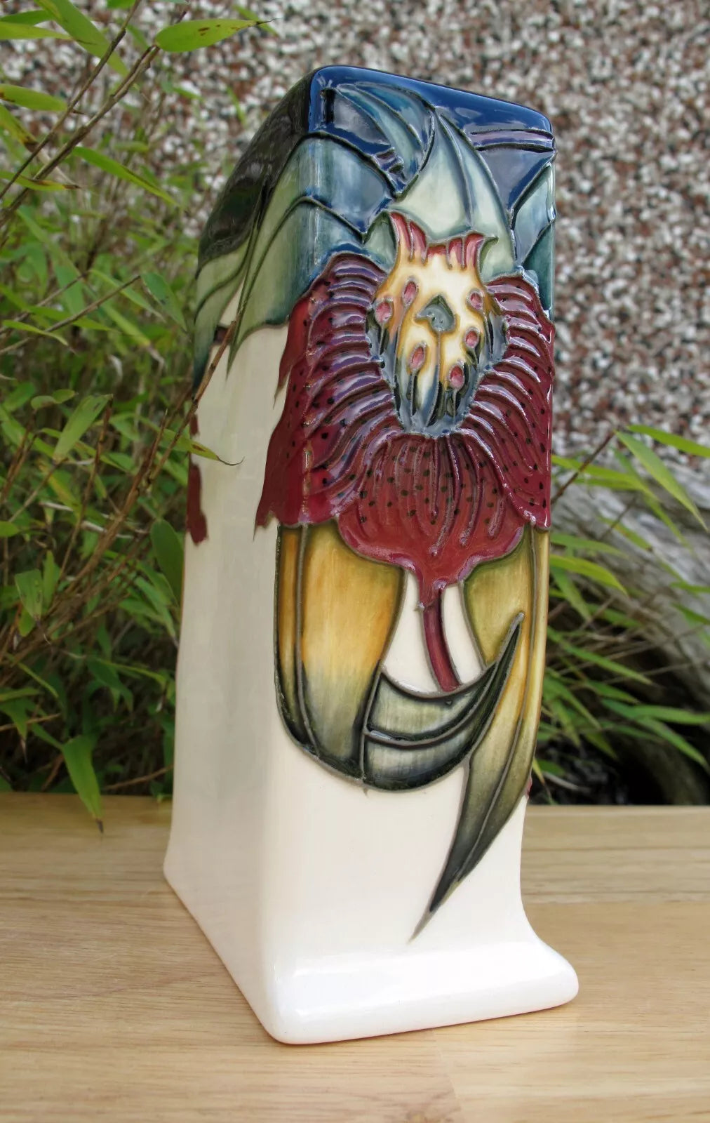 Moorcroft ANNA LILY CLOCK CL1 First Quality RRP £425 Floral  Nicola Slaney
