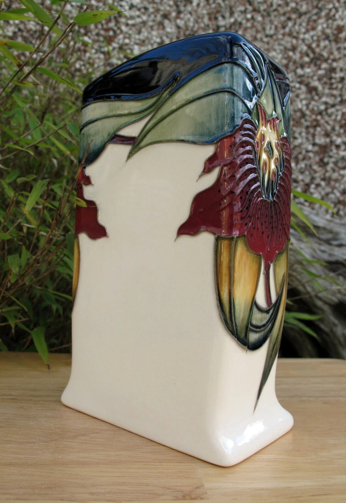 Moorcroft ANNA LILY CLOCK CL1 First Quality RRP £425 Floral  Nicola Slaney